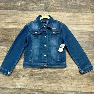 DKNY Kids Blue Denim Jacket size 6x